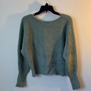 Elegant Sage Green Women's Sweater
